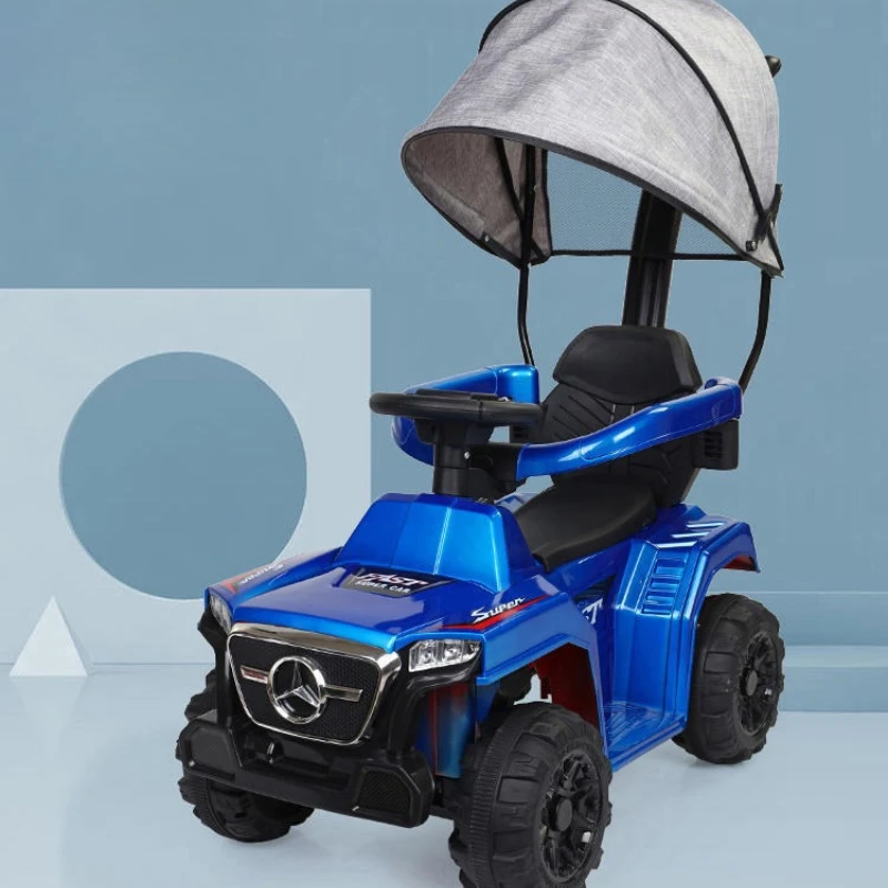 Voiture électrique à 4 roues pour enfants, avec télécommande, garde-corps Anti-roulis, siège rembourré, jouet d'éducation précoce, conduite sûre et amusante