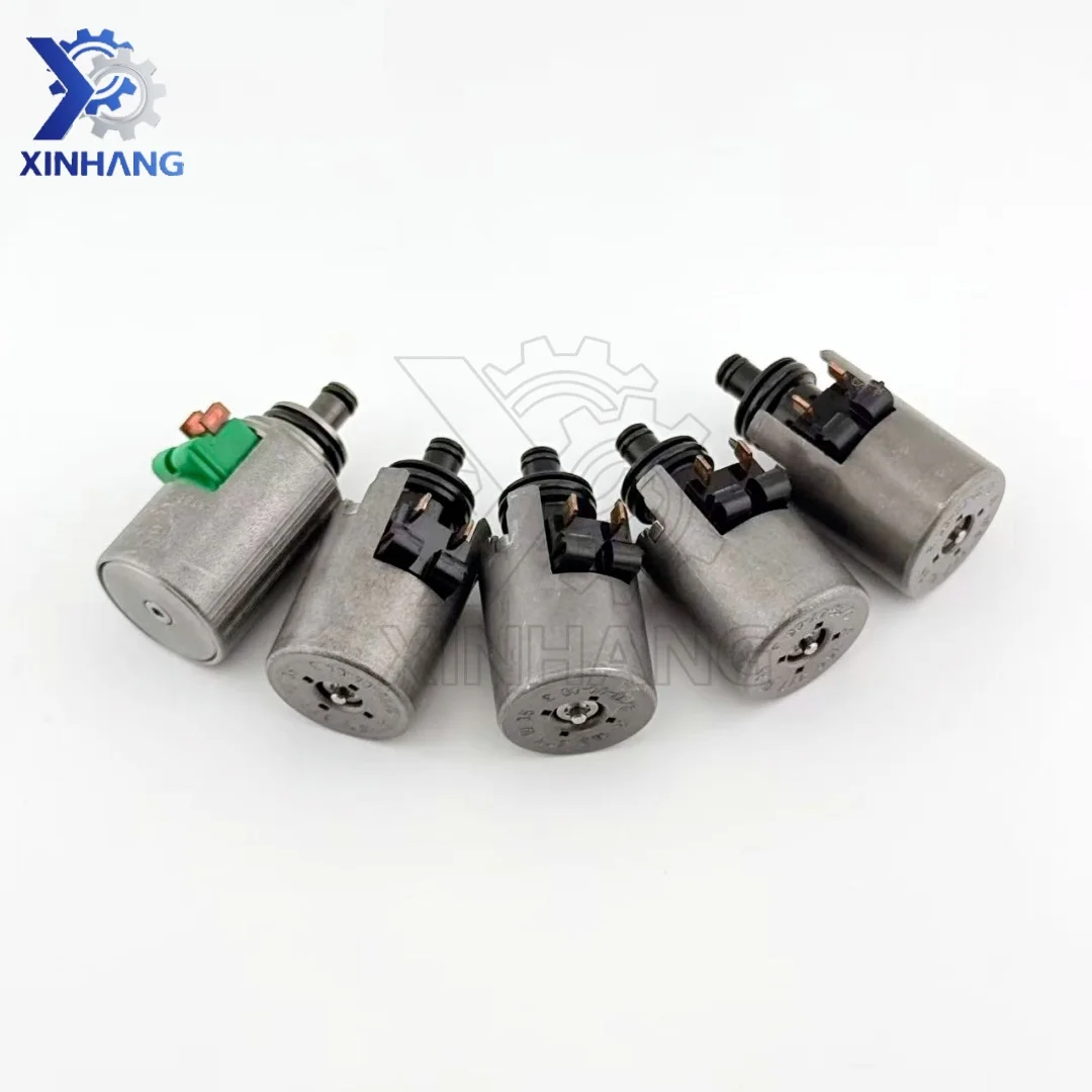 722.7 Automatic Transmission Solenoid Valve Set, 5-Piece Set A0245455132 For Mercedes-Benz A140, A160, A170