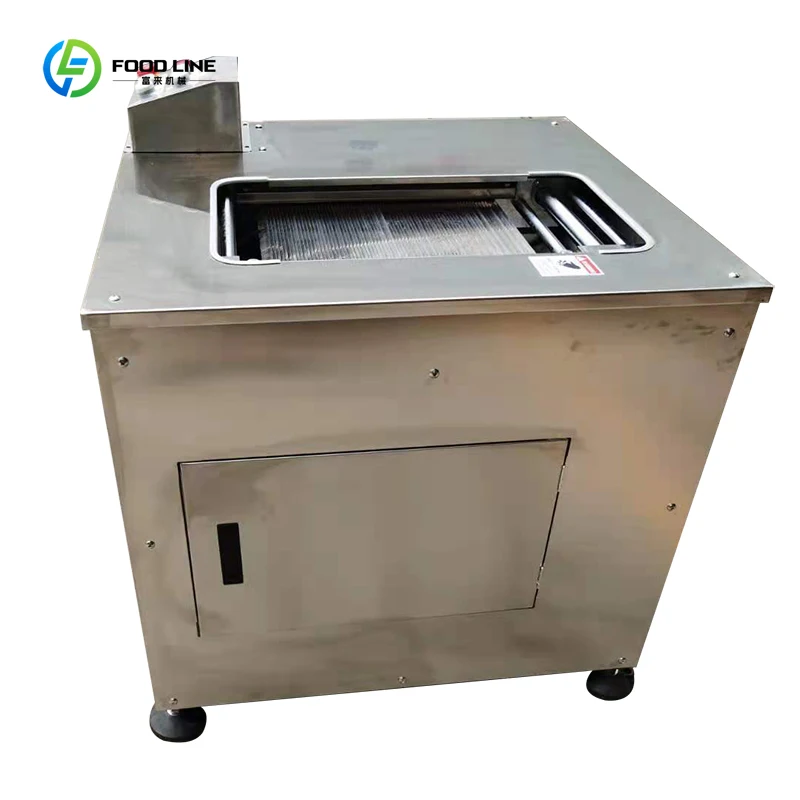 Popular Automatic Fish Fillet Cutting Chipping Machine Salmon Slicer Machine Tilapia Slicer Fish Filleting Machine