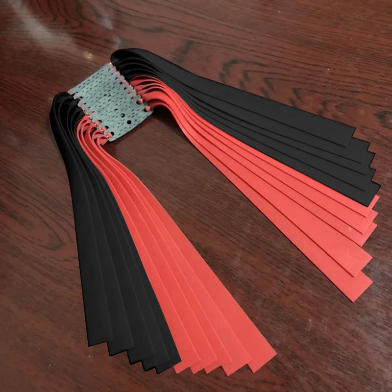 

0.7mm Flat Rubber Band Hunting Accessory, Outdoor Slingshot Shooting Rubber Band, High-Elasticity Rubber for Hunting