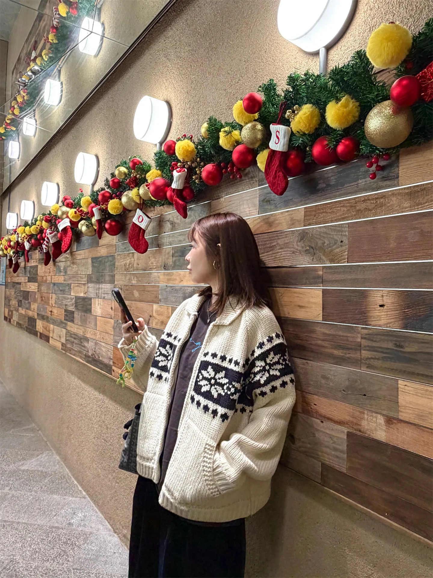 

Кардиган GINGLE Cisas Snowflake с крупной вязкой, свободного кроя, в корейском стиле, универсальный, зимний, повседневный