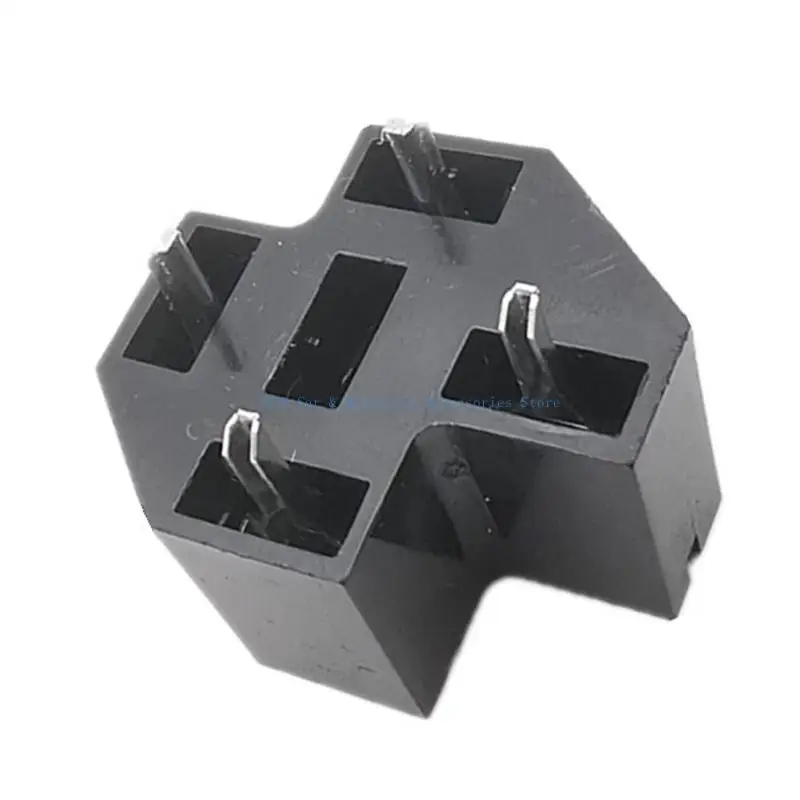 L5BC 4/5 Position PCB Relays Socket Heat Resistance Automotive Relays Socket 40A 12V For Vehicles Circuit Board