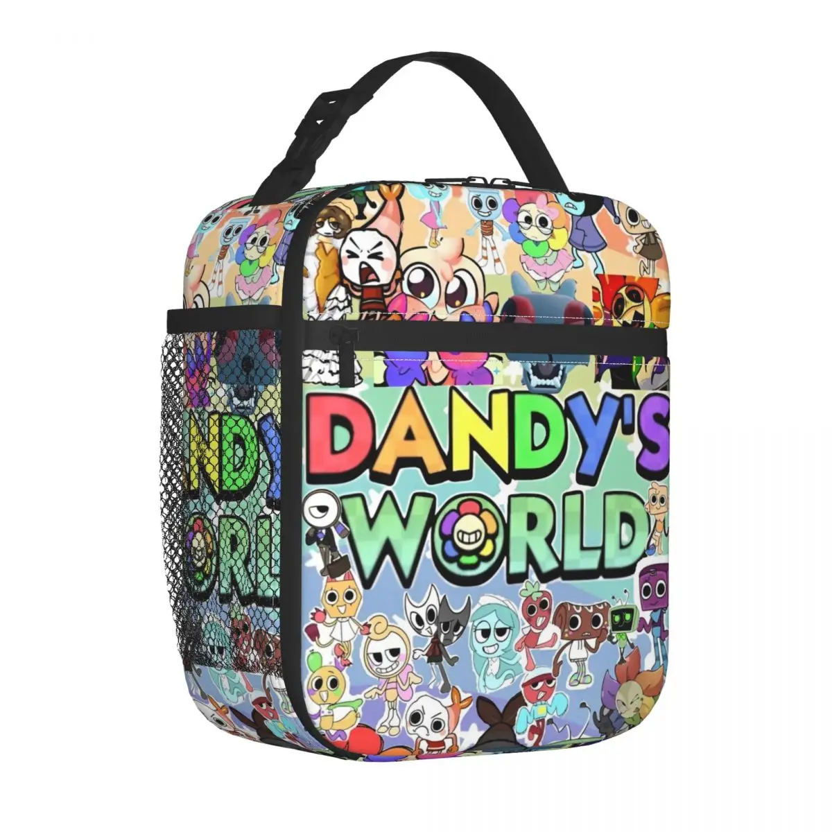 

Изолированные сумки для обеда Dandys World, портативные игры, многоразовая сумка-холодильник, сумка-тоут, ланч-бокс, школьные дорожные сумки для девочек и мальчиков