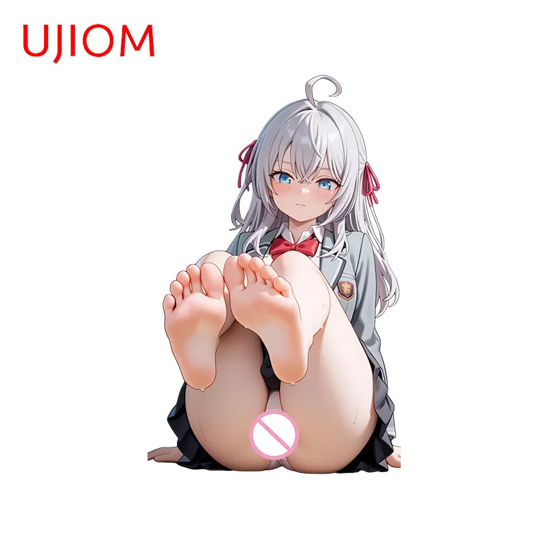 UJIOM Alya مغر انتشار الفخذين ملصقات جدار جذابة هنتاي أنيمي الكتابة على الجدران الباب ملصق أنيق جدار زينة غرفة المعيشة #2