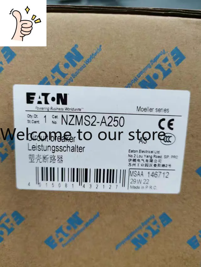 

Автоматический выключатель Eaton Muller NZMS2-A250 в литом корпусе с высокой тепловой и магнитной защитой