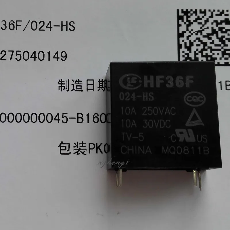 HF36F/024-HS JZC-36F 10A