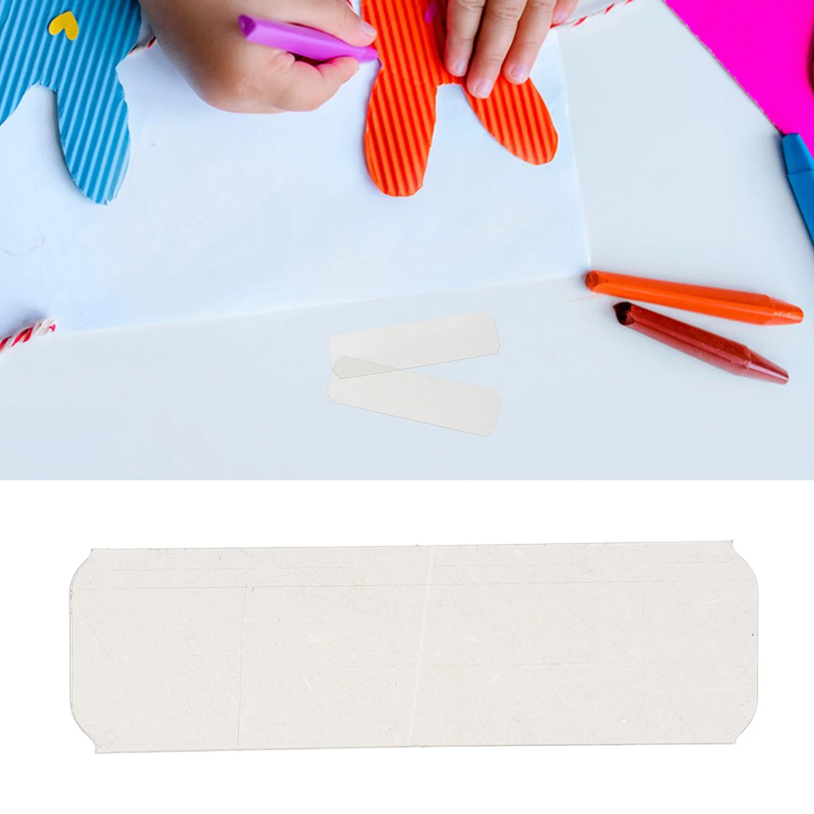 

No Trace Double Sided Stickers 4 Boxes Versatile Removable Adhesive Strips for Paintings Posters Wall Fixing Stick