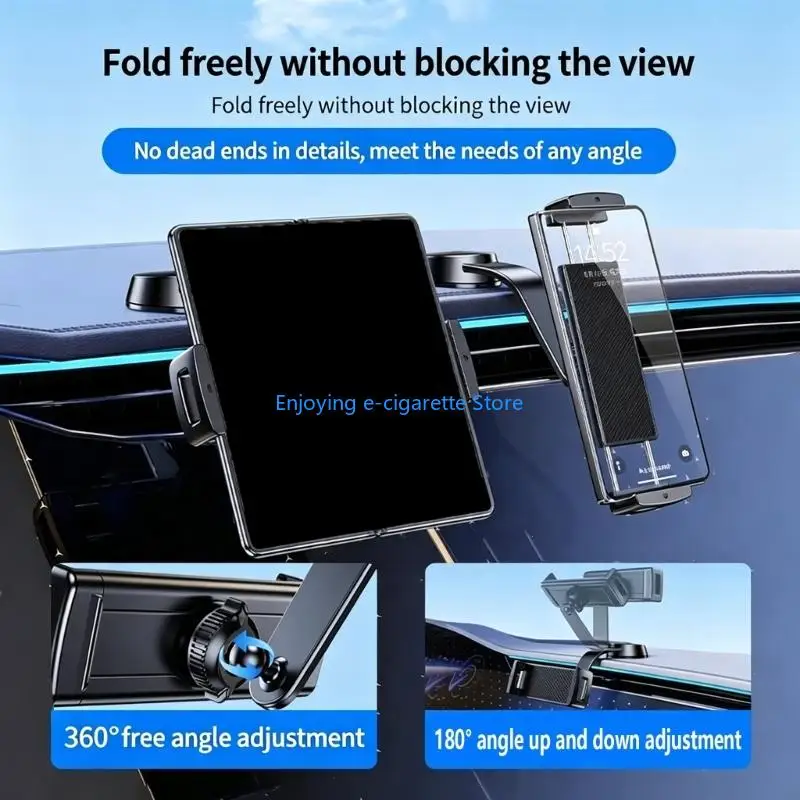 Armaturenbrett Windschutzscheibe Telefon Tablet Halter Vakuum Saugnapf Telefon Ständer Y4QF – Detail 9