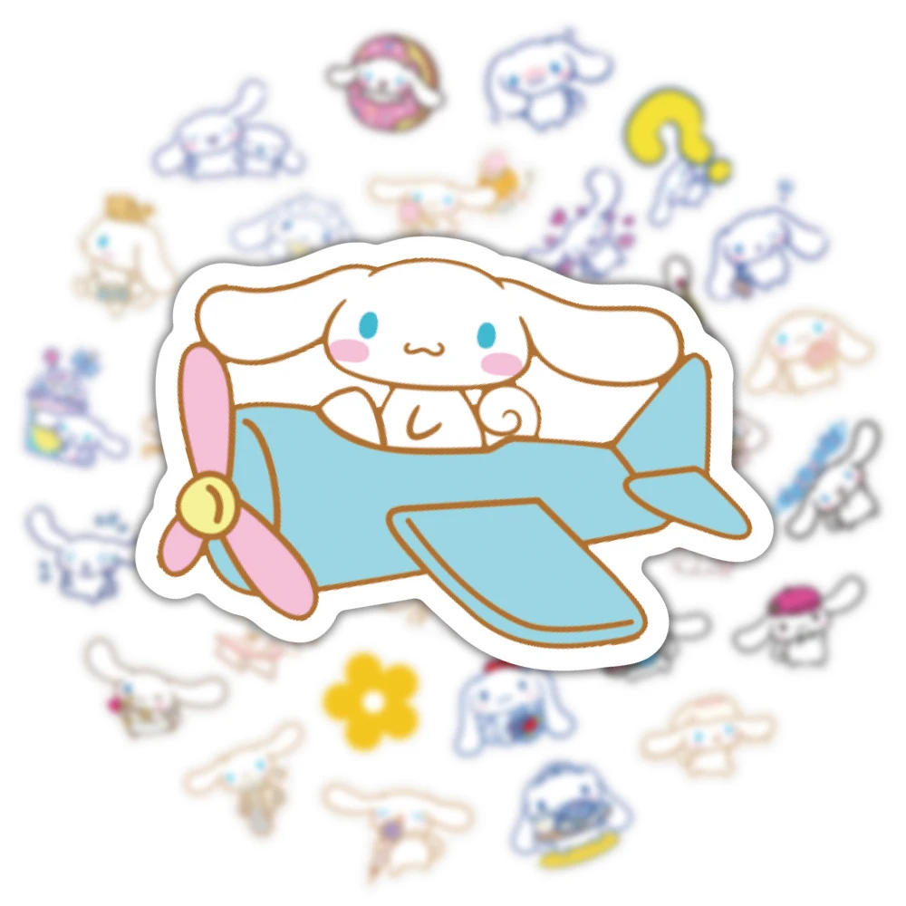 10/30/50 шт. милые наклейки в виде коричной ленты, Мультяшные украшения, наклейки для игрушек «сделай сам», для телефона, чемодана, скейтборда, милые наклейки Sanrio, подарок для детей