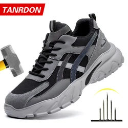 Safety Shoes Men New Steel Toe Men's Work Shoes Puncture Proof Work Sneaker Male Protective Footwear Work Man Boots Safety Boots