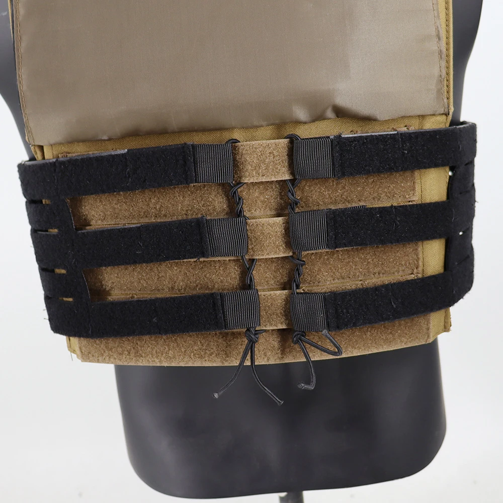 Tactical Waist Support Belt Quick‑Release Buckle With Hook And Loop Fastener For Plate Carrier Outdoor Accessory