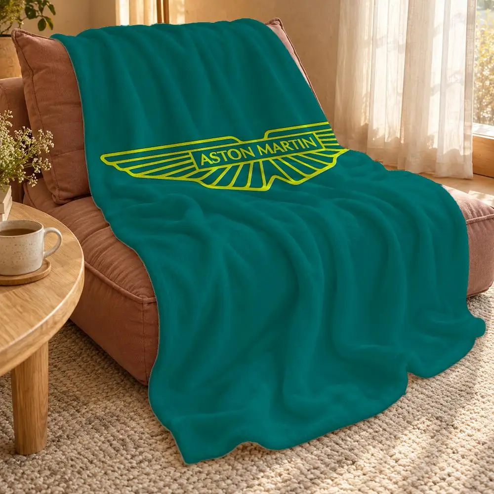 Cool A-Aston M-Martin Aesthetic Throw Double Sided Flannel Throw Blanket Soft Travel Camping Sofa Bed Home