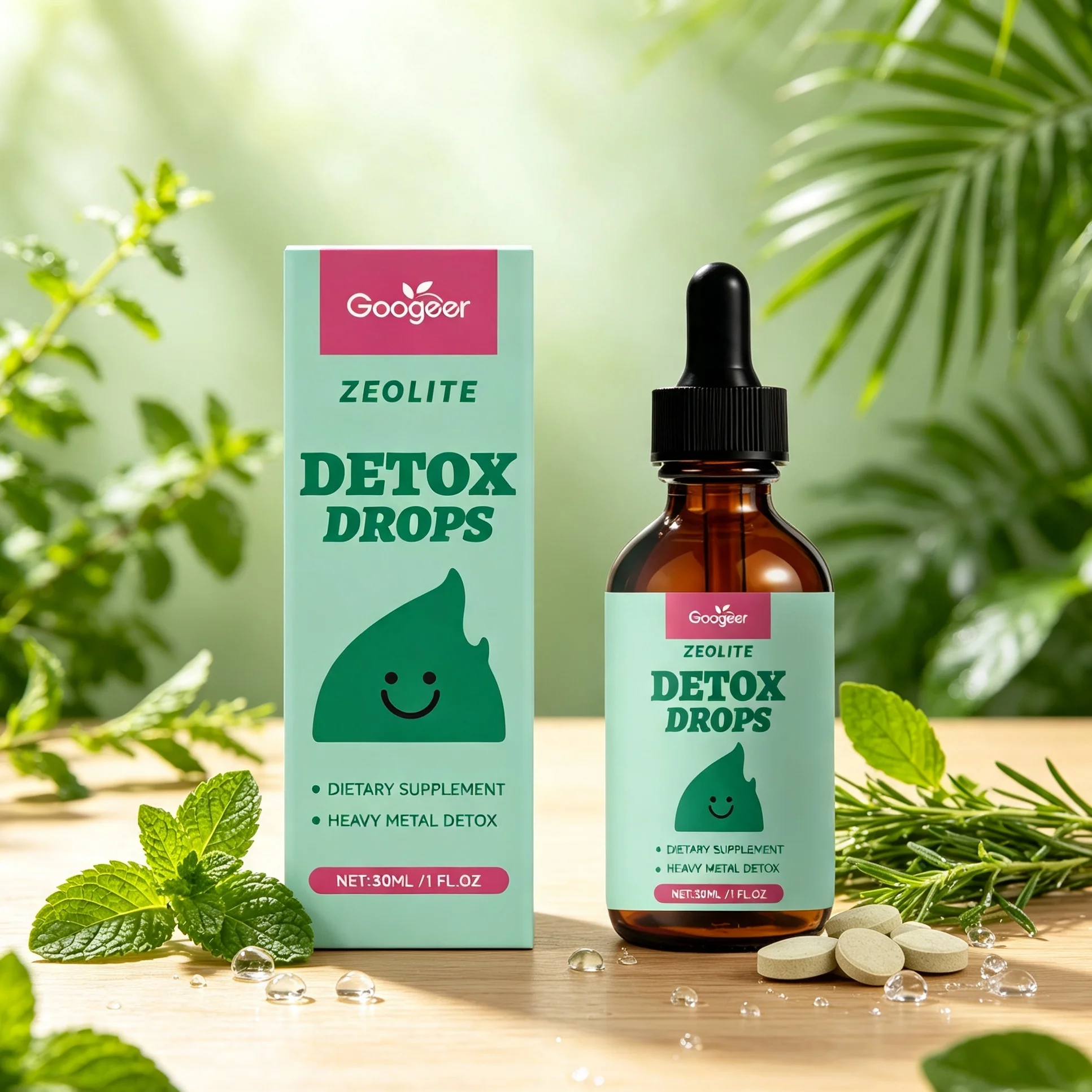 Activated Zeolite Trace Mineral Drops Body Detoxifier Remove Toxins Balance Minerals Digestive Wellness Dietary Supplement