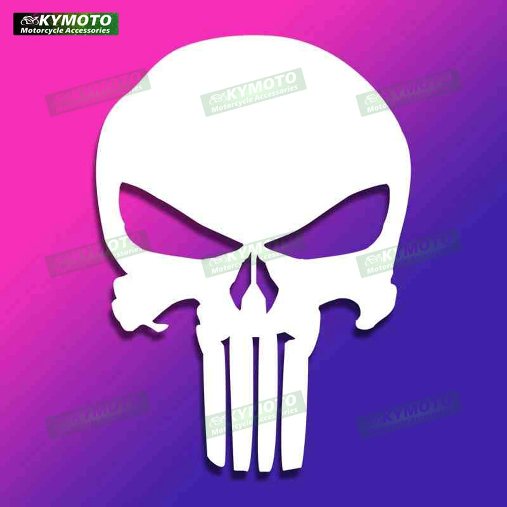 

Наклейка на мотоцикл война череп без повреждений водостойкая Светоотражающая наклейка размер на заказ