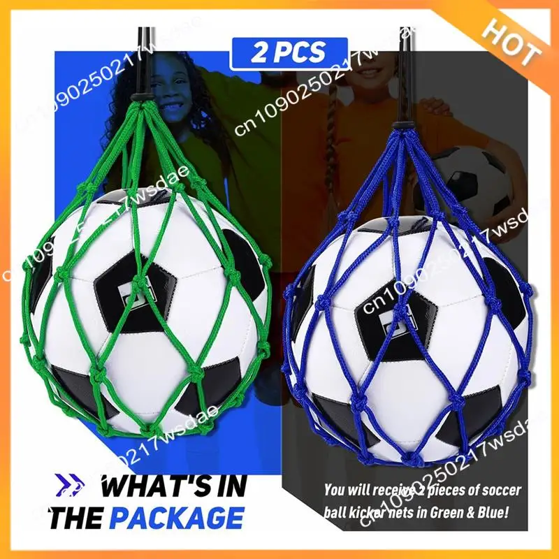 

X08A 2 шт. Тренажер для футбольных ударов, сетка для футбольного возврата, тренировочное пособие для футбольных ударов на одиночестве