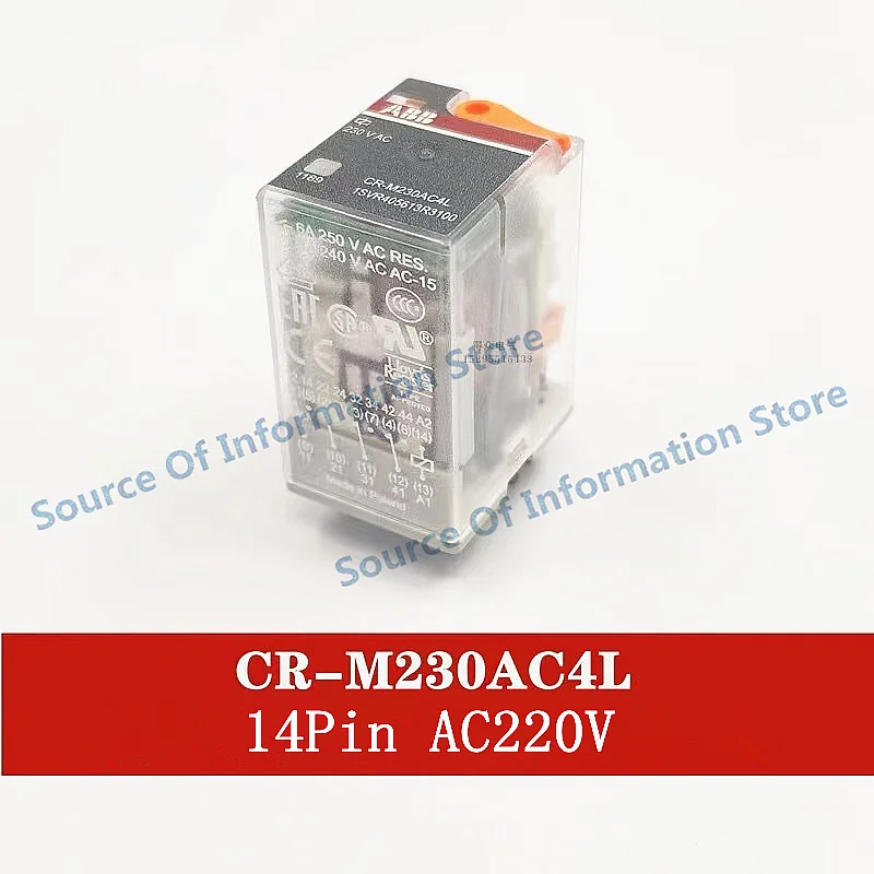 1PCS Relay CR-M024DC2L/4L CR-M230AC2L/4L 8Pin 14Pin Intermediate Electromagnetic Relay 100% New original