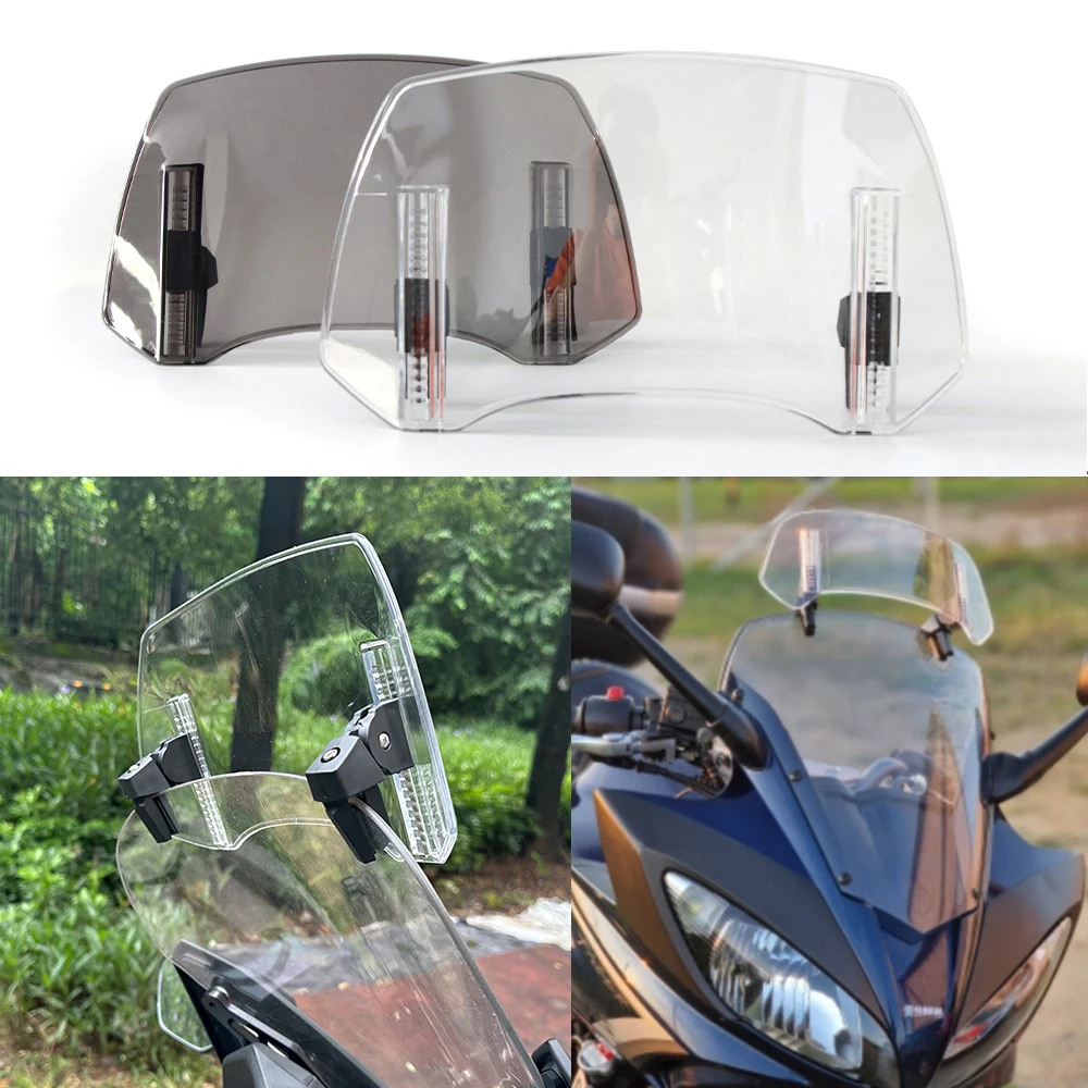 Motorcycle Universal Modified Heightened Windshield Windshield Installed Moto Windshield Extension