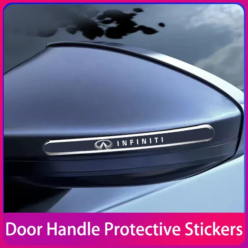 

Car door handle anti-collision strip protection strip Accessories For Infiniti Q50 FX35 Q30 G37 Q70 QX70 G35 Q60 QX50 QX60 QX80
