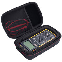 Hard Case Waterproof Digital Multimeter Bag Convenient Storage Carrying Travel Cover Pouch Bag Tool Accessories for Fluke