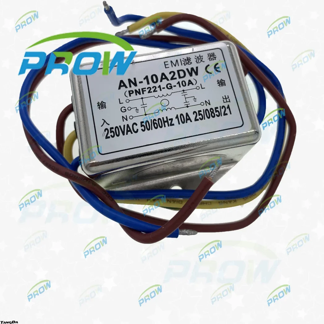 

AN-10A2DW 10A 250V EMI power filters AN 10A2DW leads with a line filters inductors filters Connector Transformers PROW V