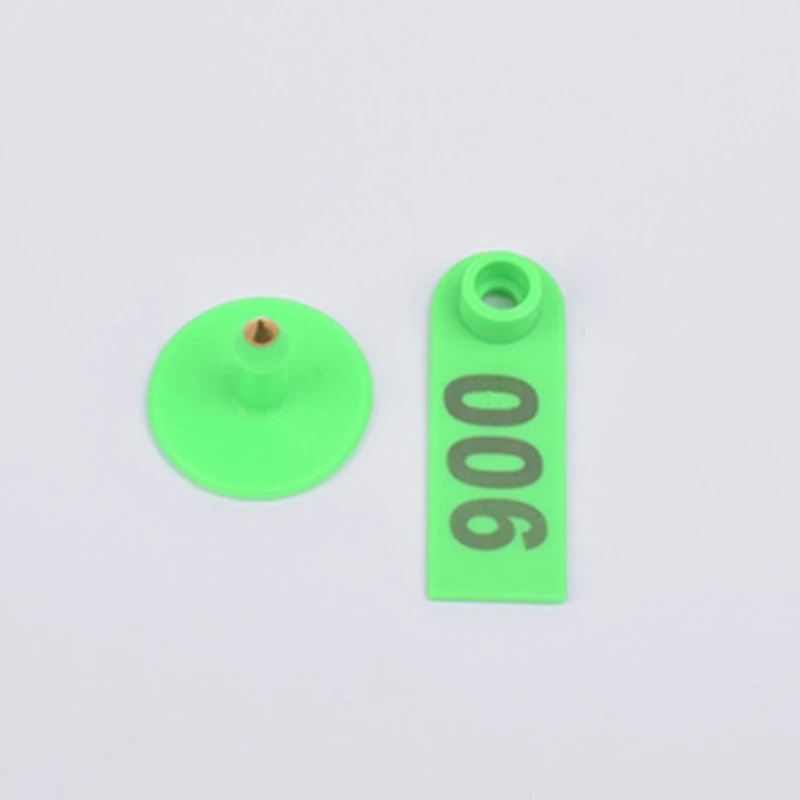 100 PCS Sheep Ear Tags Poultry Farm Animal Identification Signs with Number One_Piece Cattle Sheep Ear Tags Farm Tool Dropship