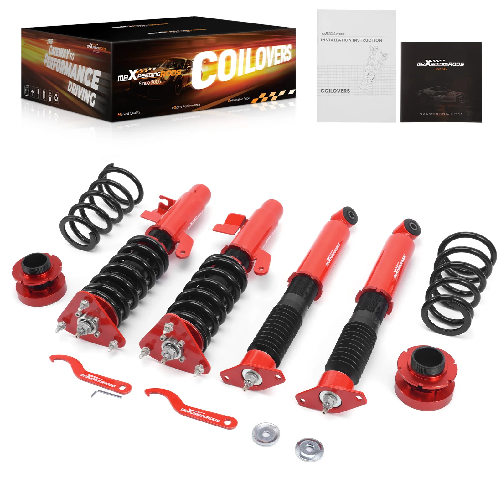 Suspension Coilovers Kit For Mazda 3 2004-2013  BK BL Shocks Struts Professional