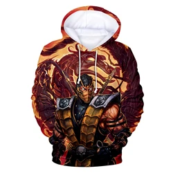 Game Mortal Kombat 3D Print Hoodies Men Women Fashion Streetwear Oversized Sweatshirts Hoodie Kids Pullovers Tracksuits Clothing