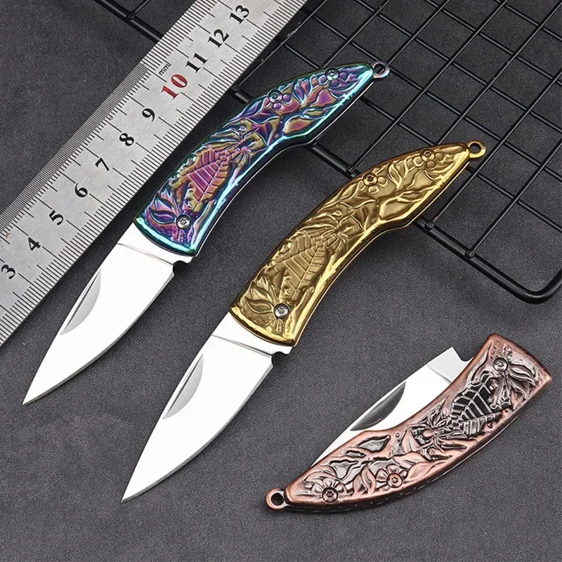 

Creative New Portable 3cr Steel Foldable Knife High Hardness Sharp Multifunctional Outdoor Small Knife Express Unboxing Knife