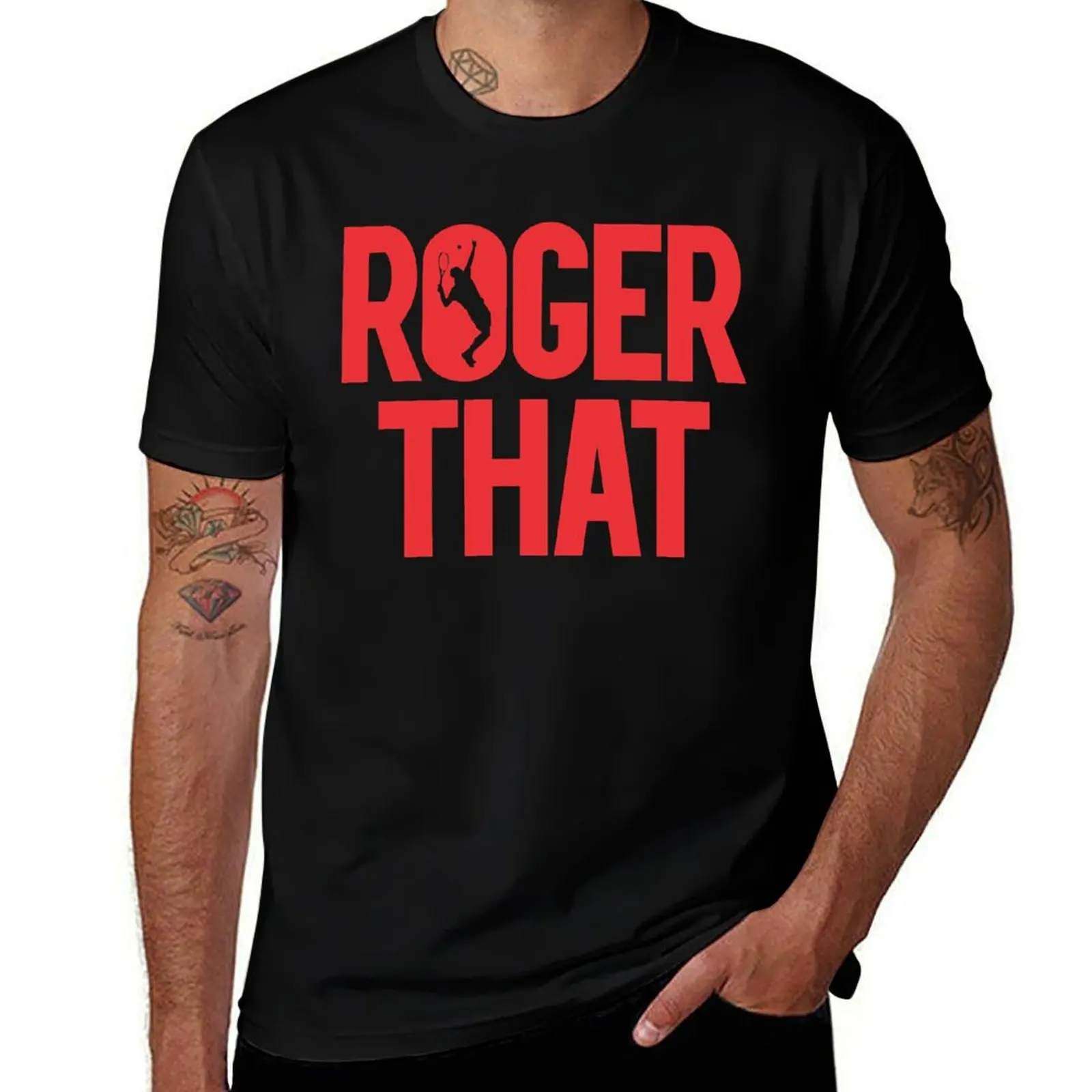 Roger that federer essential t shirt T-Shirt Simple Casual Short Sleeve Tee