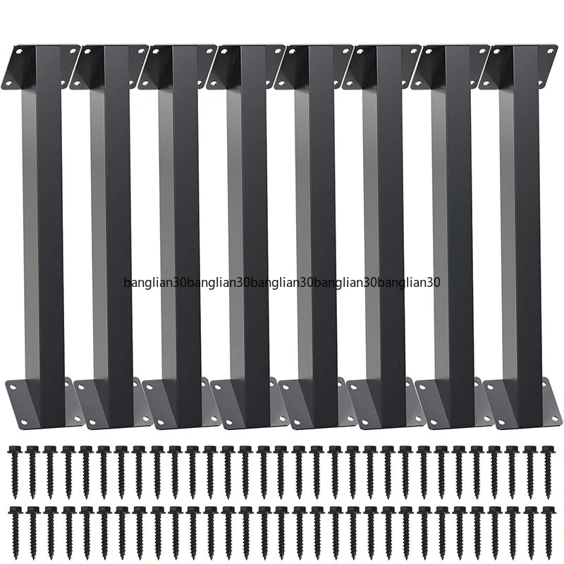 

Outdoor Gazebo Bracket, Oblique Support Rod, Wooden Column, Triangular Gazebo, Steel and Wood Combined with Hardware Accessories