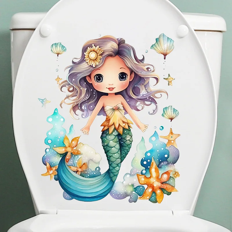 Cartoon Mermaid Sea… - image