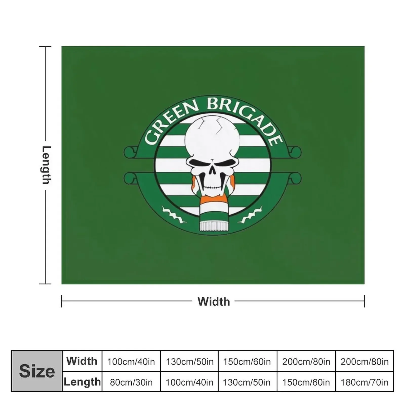 green brigade Throw Blanket Hairy christmas gifts Flannels Blankets