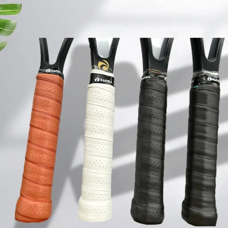 1Pc Thick Racket Overgrip Non Slip Perforated Tennis Badminton Pickleball Padel Grip Bicycle Handle Wrap