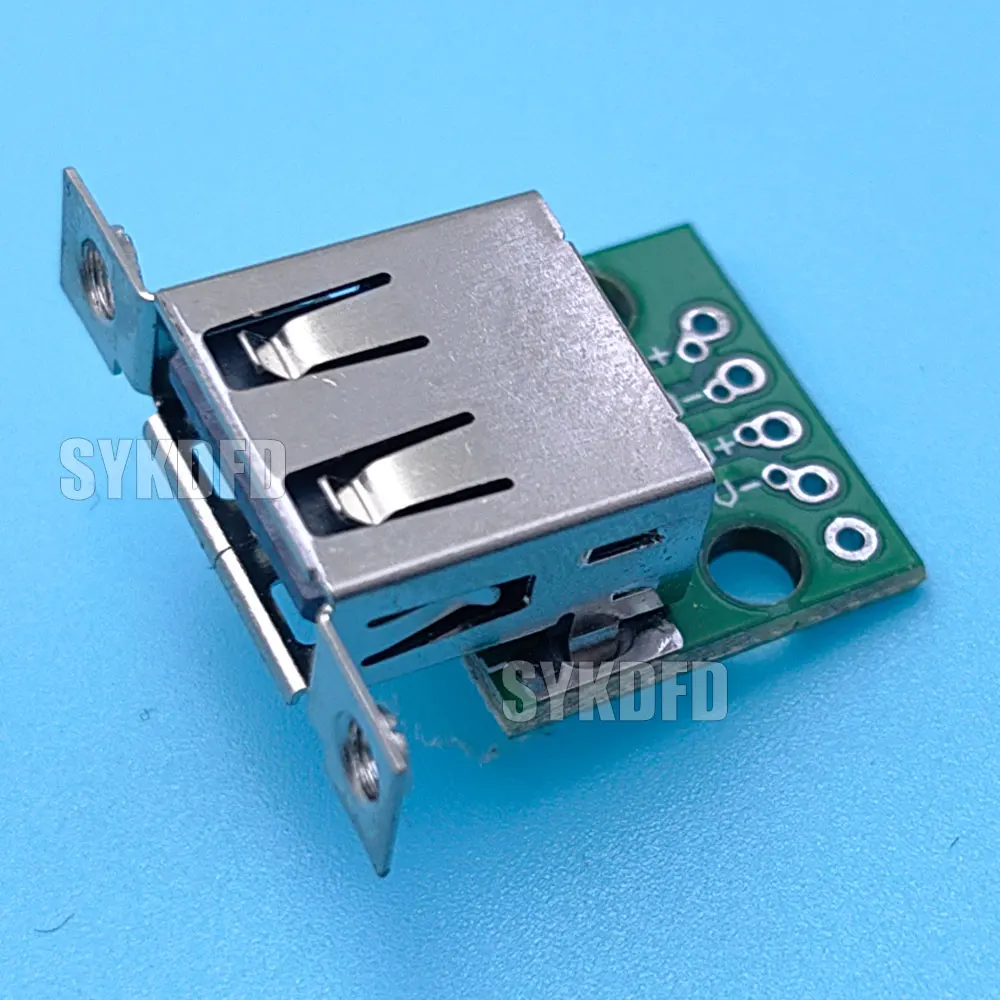 1/3/5Pcs USB 2.0 Female USB To DIP 2.5mm PCB Type A Test Board Adapter Converter USB Connector Electronic Test Plate