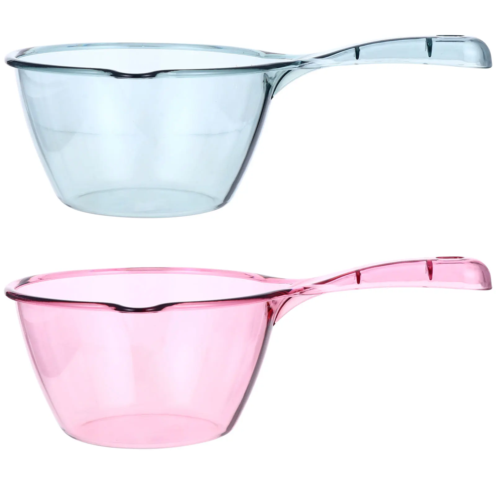 

2 pcs Water Scoop Plastic Ladle for Cooking Bathing Shampooing Watering Flowers Home Baby Drink Scoops Kitchen Accessories