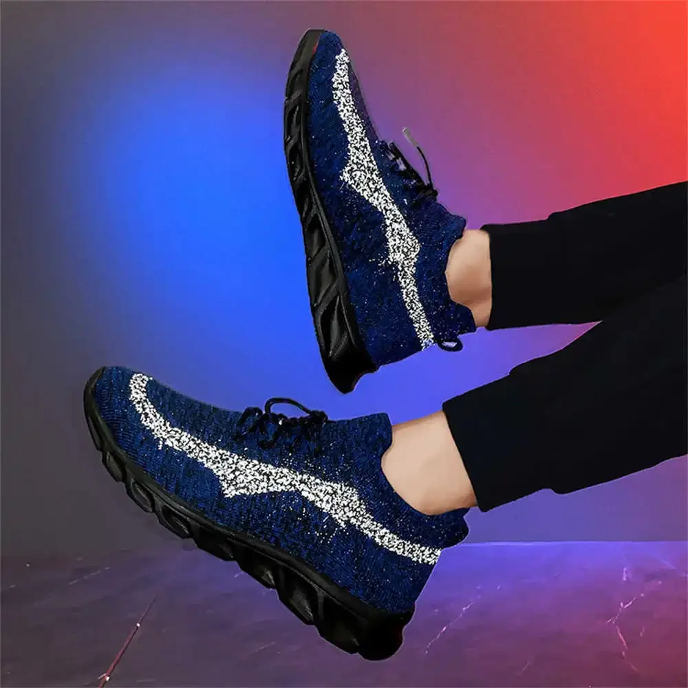 Flat Sole Lace Up Sneakers Purple Skateboarding Big Size Shoes For Men Sports Products Low Offer Brands Functional view 2