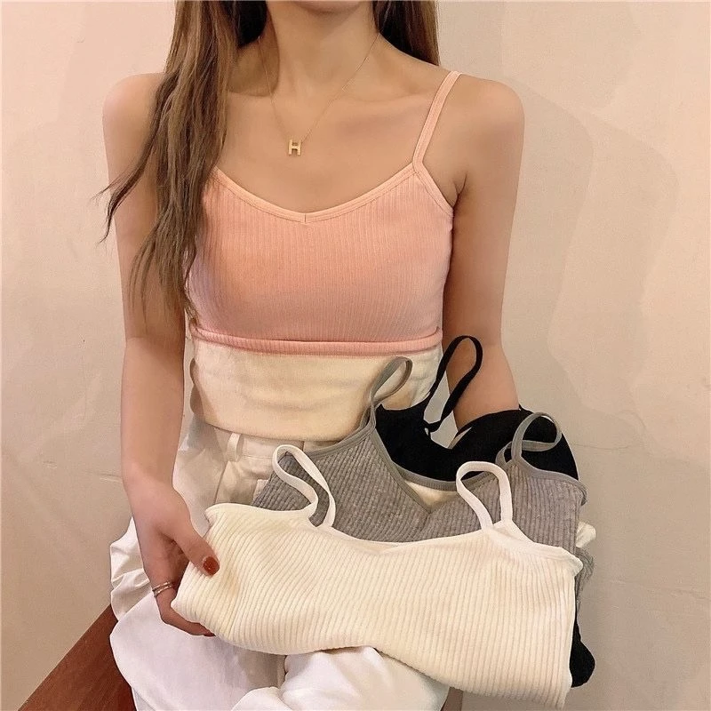 

Thicken Thermal Tops Women Warm Underwear Vest Thermo Lingerie Woman Winter Clothing Warm Sleeveless Top Thin Velvet Inner Wear