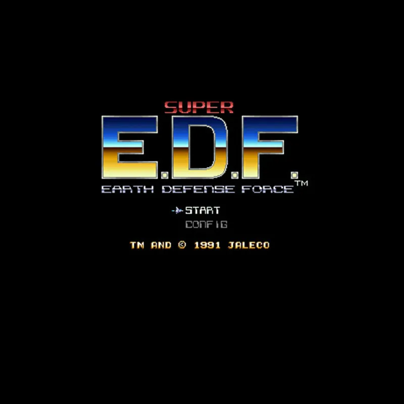 Super Earth Defense Force NTSC Version 16 Bit 46 Pin Big Gray Game Card For USA Game Players