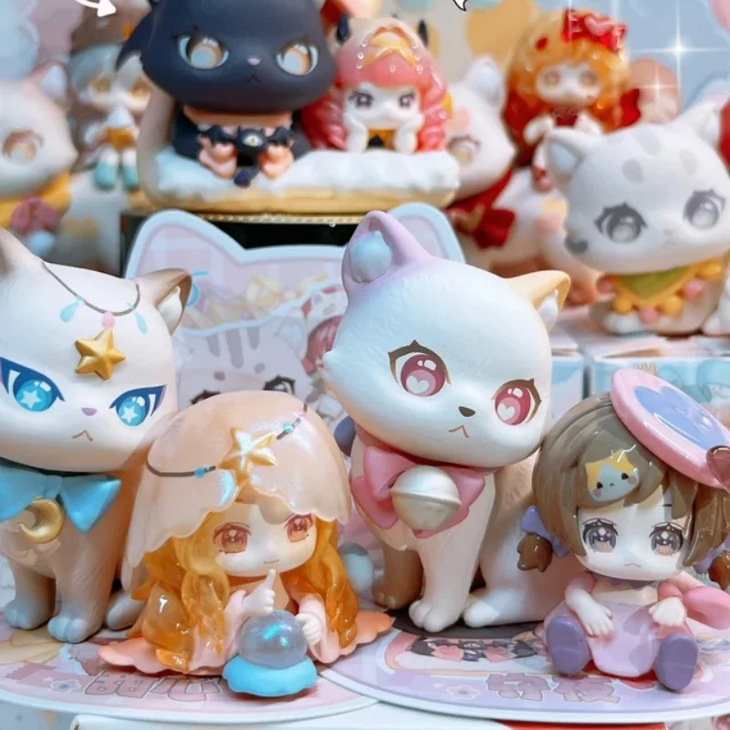 

In Stock Genuine Berry Cat Nai Zai Zai Kitty Companion Series Blind Box Cute Figurine Desktop Ornament Surprise Birthday Gifts