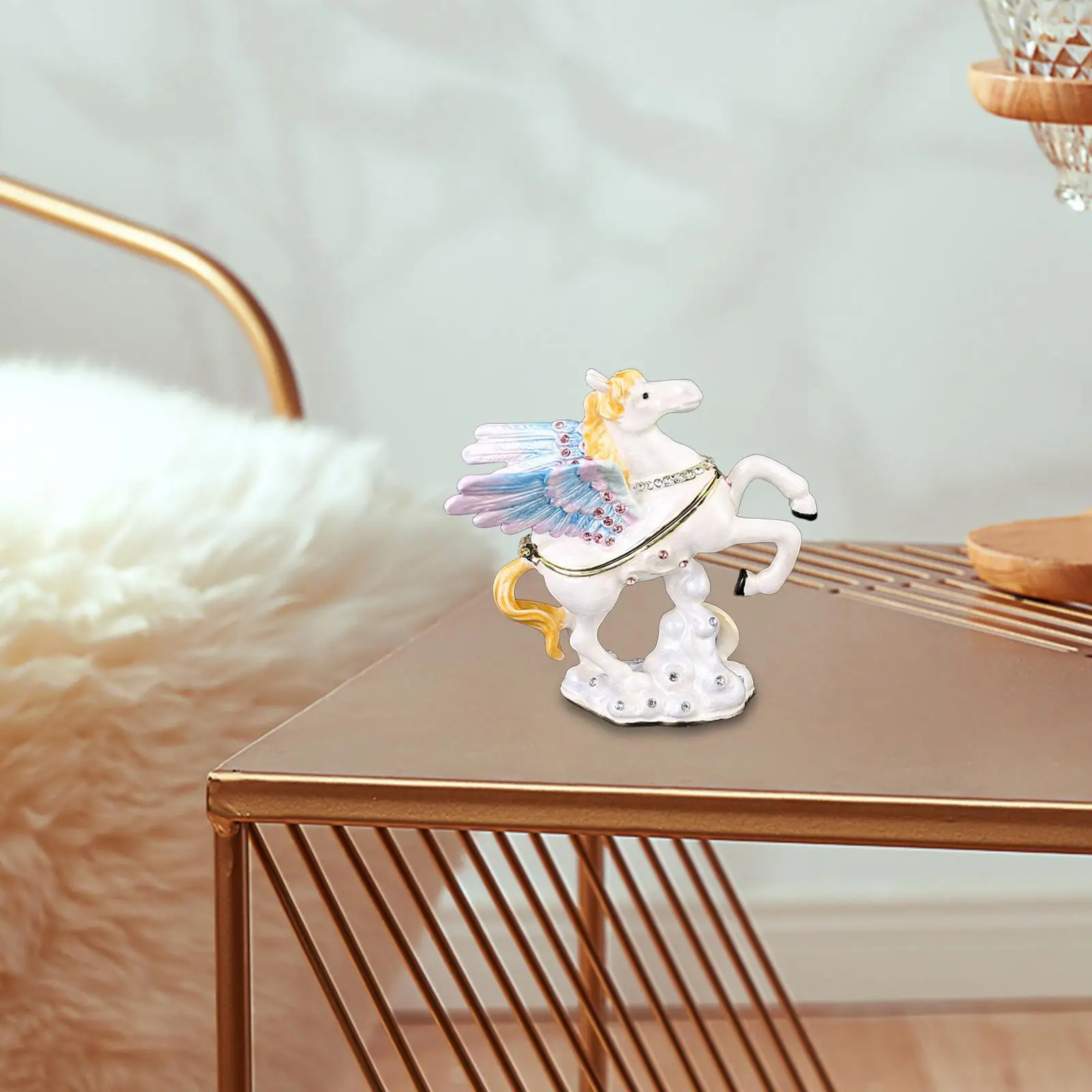 

Trinket Box Collectible Home Decor Cartoon for Women Jewelry Storage Box