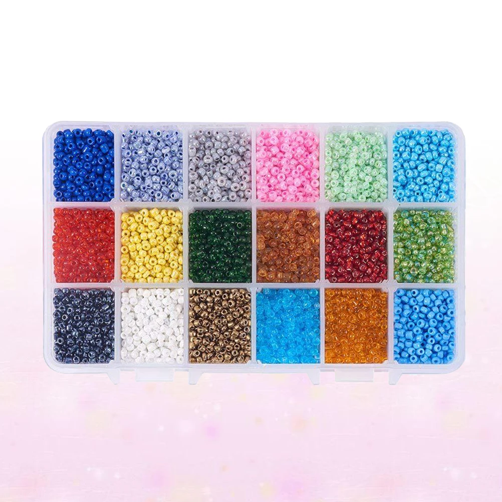 

of 3mm Glass Beads Finding Crafts DIY Bracelet Necklace Handmade for Jewelry Making Accessories(Assorted Color)
