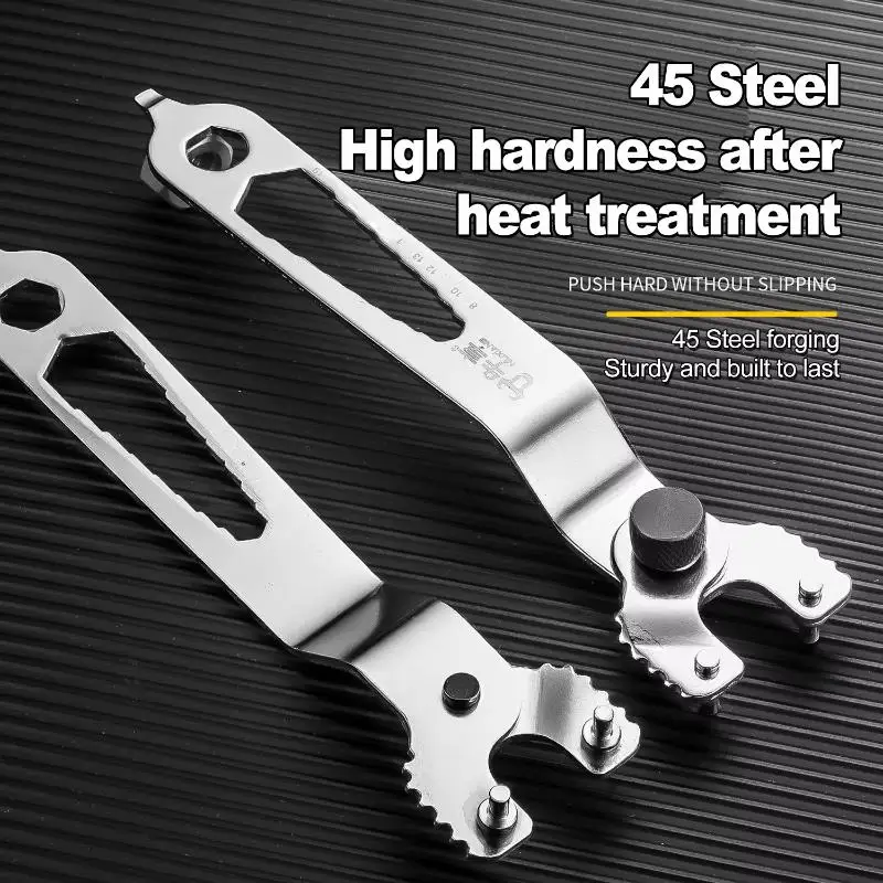 Dual-purpose Angle Grinder Machine Accessories Two Claw Wrench Thickened High Hardness Wrench For Angle Grinding Wheel Machine