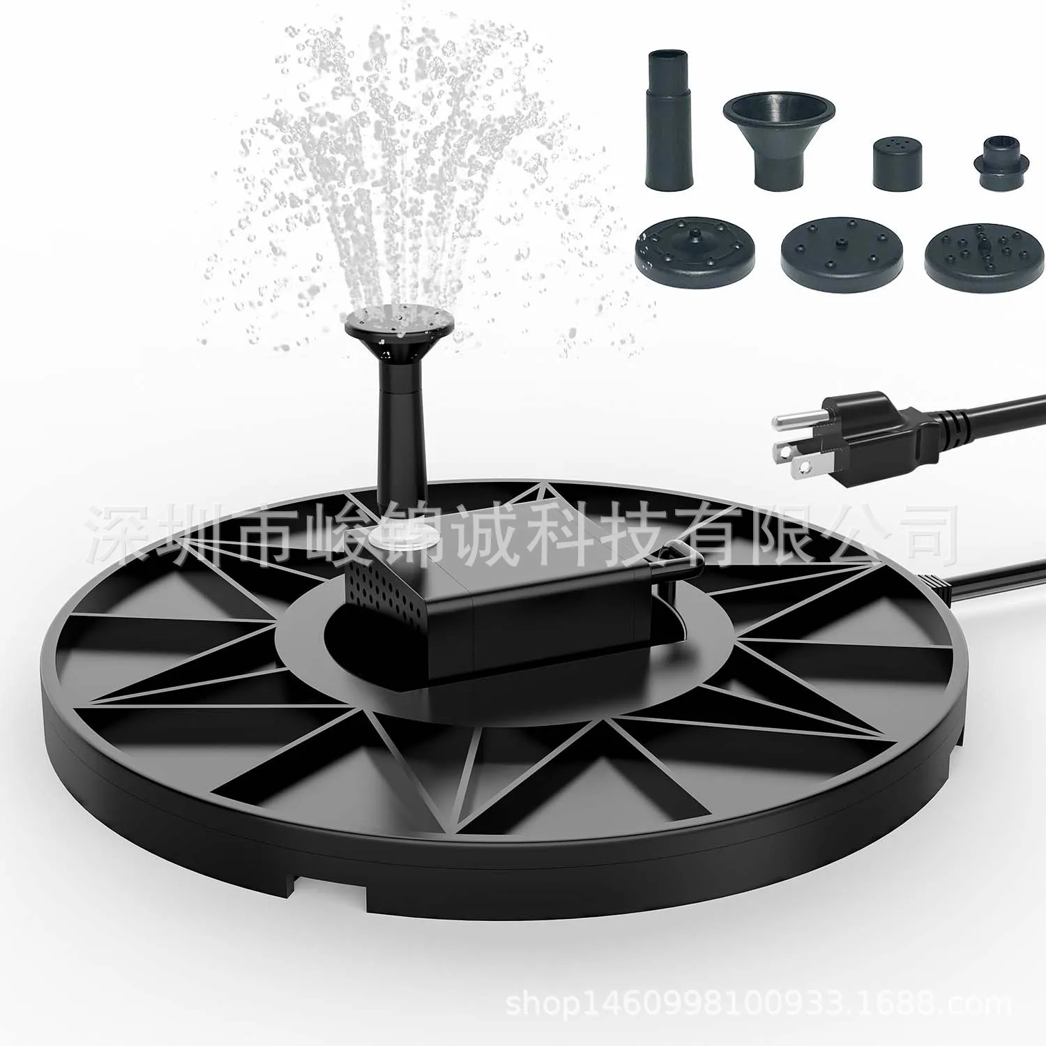 American Fountain Bird Bath Heater, Winter Outdoor Automatic Constant Temperature Fountain Heating Deicer