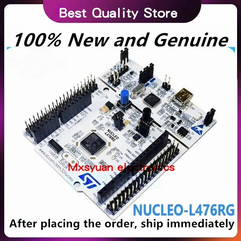 

Оригинальная плата NUCLEO-L476RG ARM STM32, 1 шт./лот, с микроконтроллером STM32L476RGT6, поддерживает L476RG, 100% новая и подлинная
