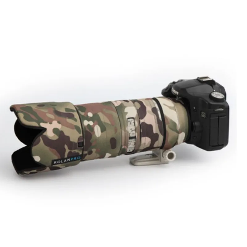 ROLANPRO Ống Kính Máy Ảnh Áo Ngụy Trang cho Canon EF 70-200 mét F2.8 L LÀ III USM Ống Kính ông tìm thấy mình là một súng quần áo