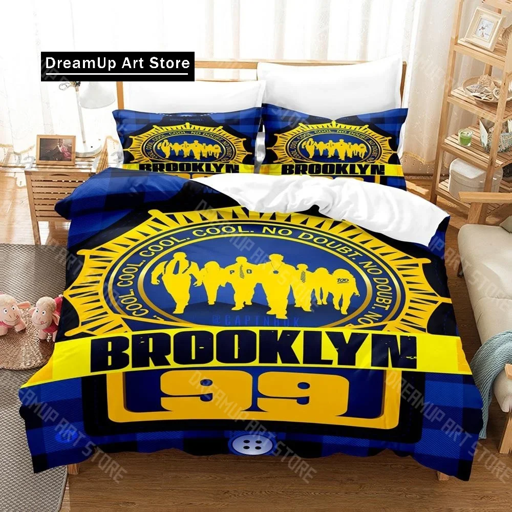 

Комплект постельного белья Brooklyn-Nine-Nine с 3D принтом, одинарный, полный, королевский размер, комплект постельного белья для взрослых и детей, комплекты пододеяльников для спальни