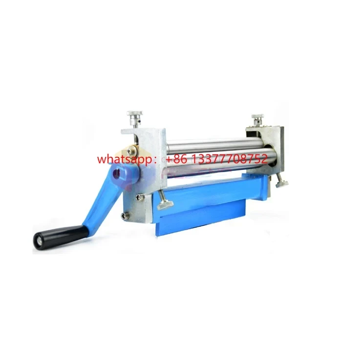 

High Quality Metal Plate Hand Rolling Machine Rolls Manual Stainless Steel Plate Bending Round Drum Winding Steel Plate New