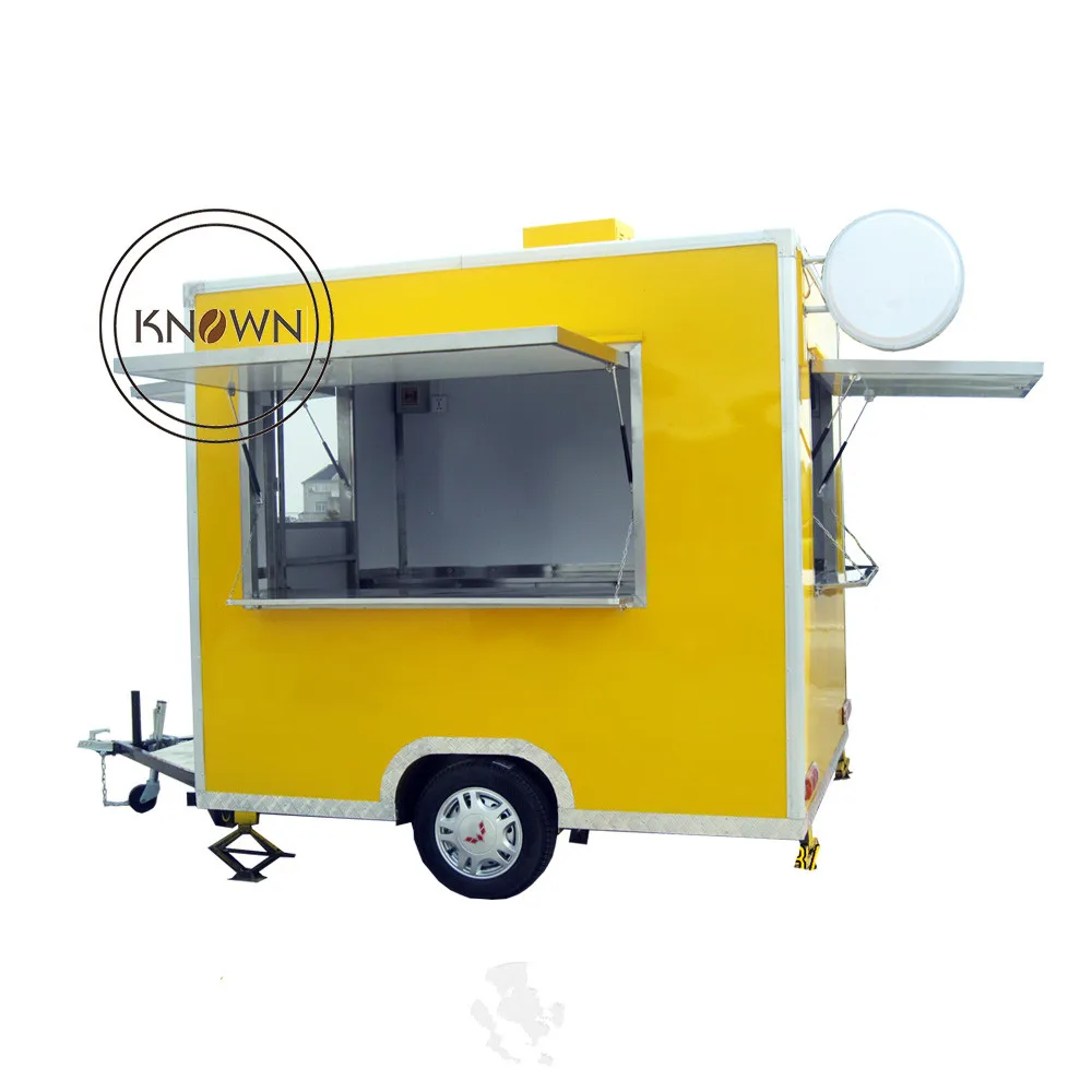 OEM mobile food juice bar hot dog van kiosk cart Mobile Street Fast Food Trailer, Mobile Food Truck, Food Cart for sale