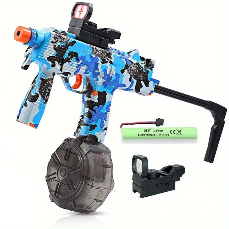 

Fully Automatic Gel Toy Gun with Electric Splashers, Outdoor Shooting Toys
