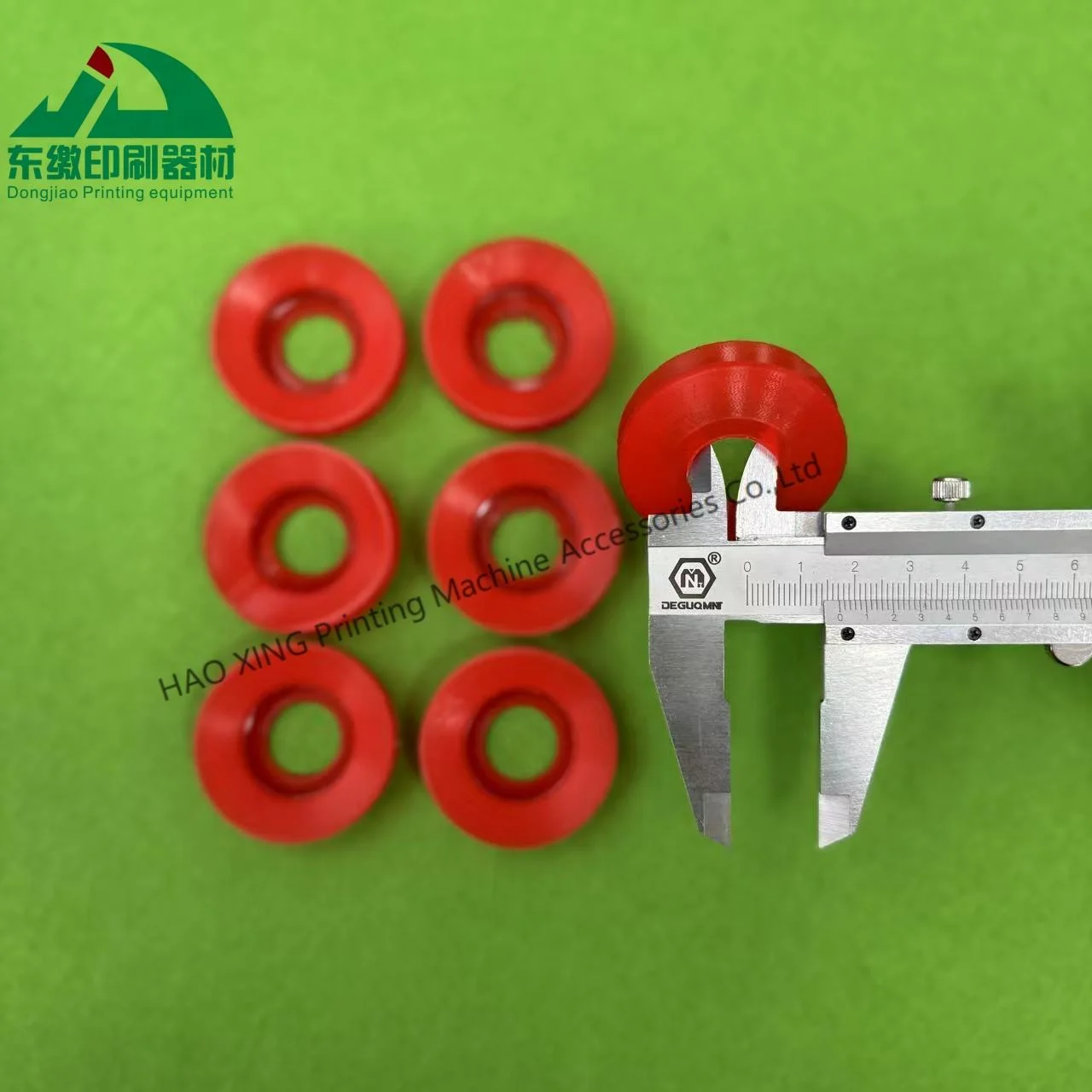 Venda quente de borracha otário máquinas de impressão peças reposição borracha otário máquina impressão acessórios vermelho otário